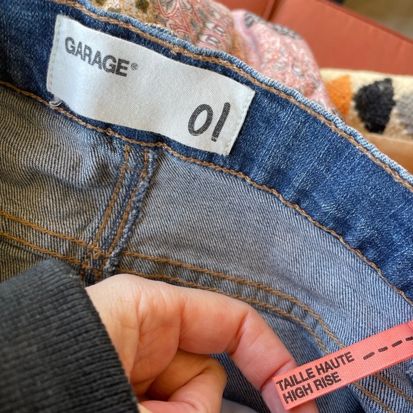 Garage High Rise Distressed DenimShorts size 1 - Picture 4 of 4